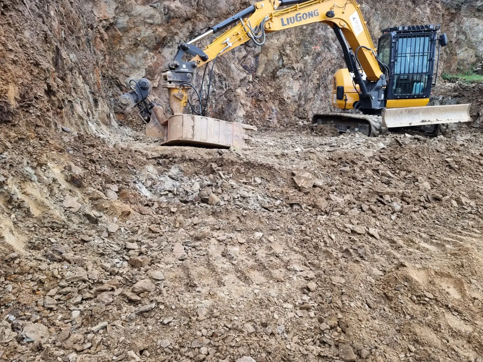 BRH excavation rocheuse Banyuls-sur-Mer