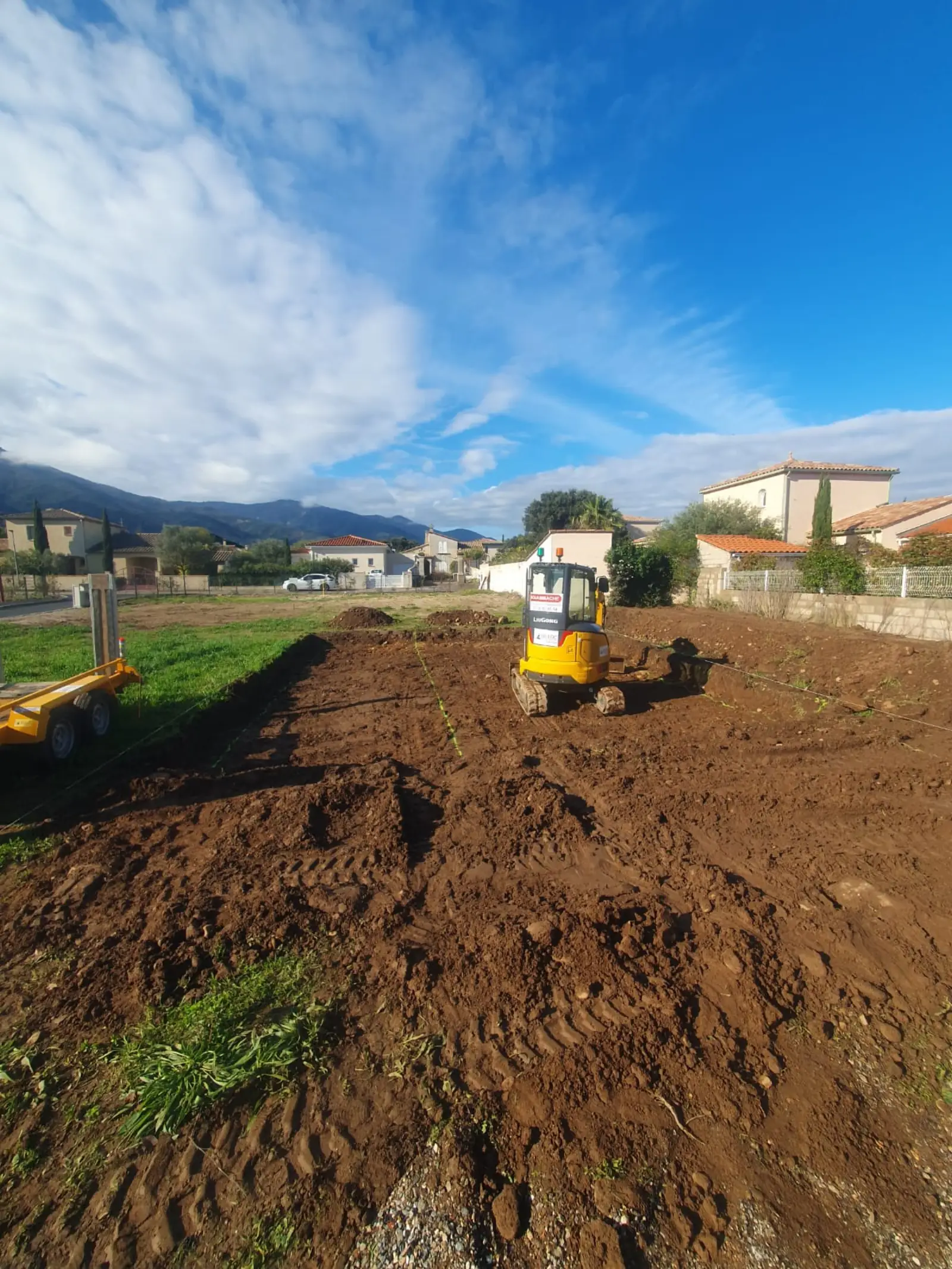 Fondations - Décapage terrain - Pyrénées-Orientales
