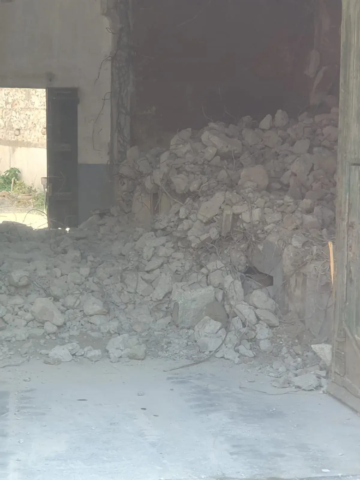 Démolition - Gravats après abattage - Pyrénées-Orientales