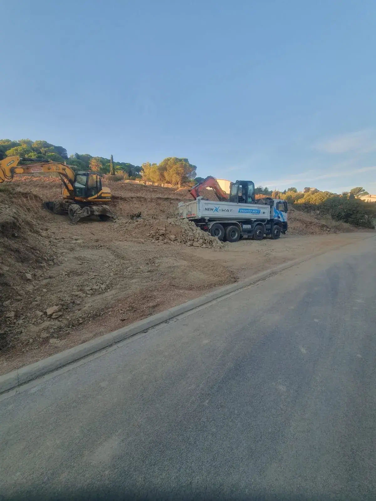 Terrassement d'une parcelle en coteau - Banyuls-sur-Mer